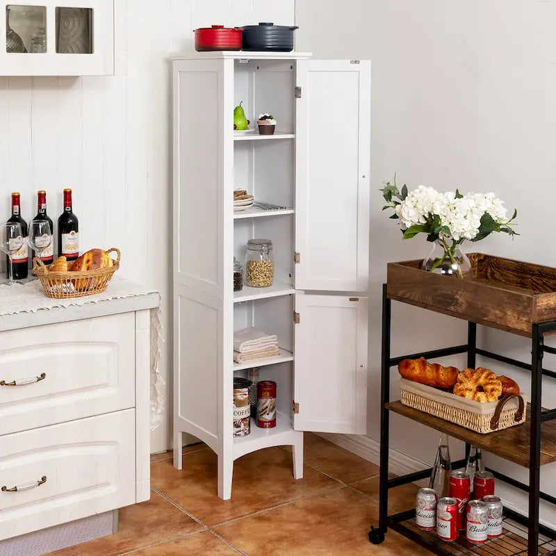 Bathroom Storage Freestanding Cabinet Linen Tower Kitchen - See Details