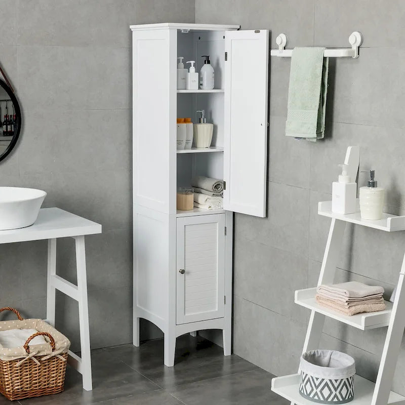 Bathroom Storage Freestanding Cabinet Linen Tower Kitchen - See Details