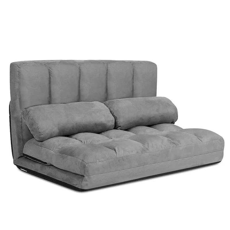 Costway Foldable Floor Sofa Bed 6-Position Adjustable Lounge Couch