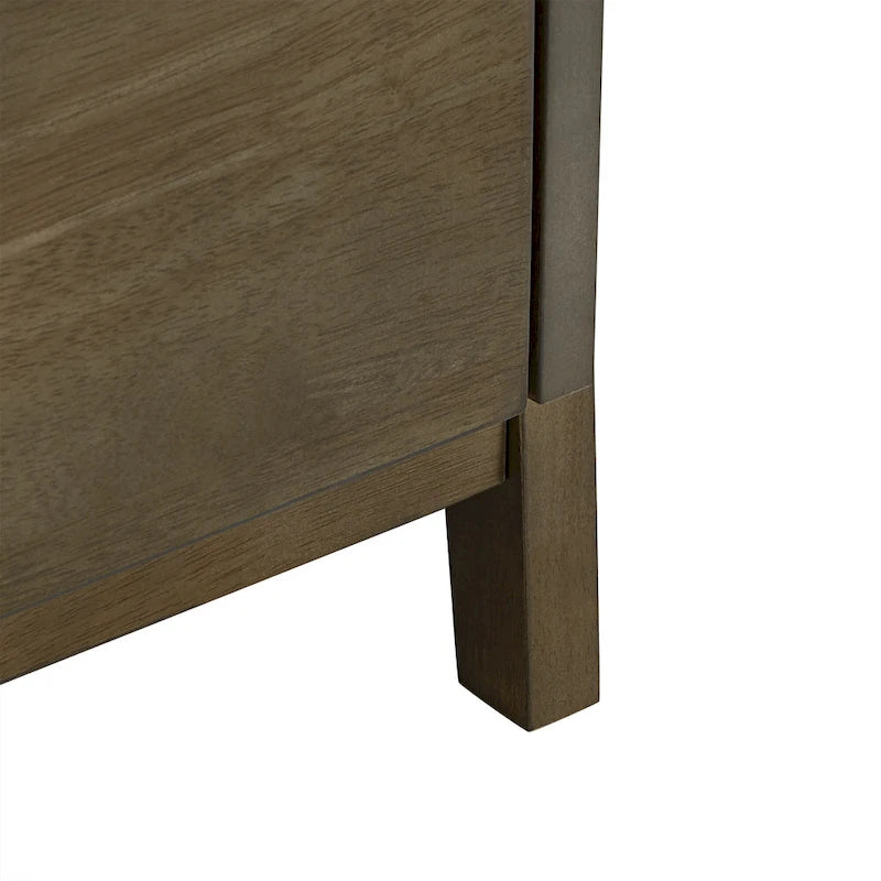 Wood 6-Drawer Dresser Modern