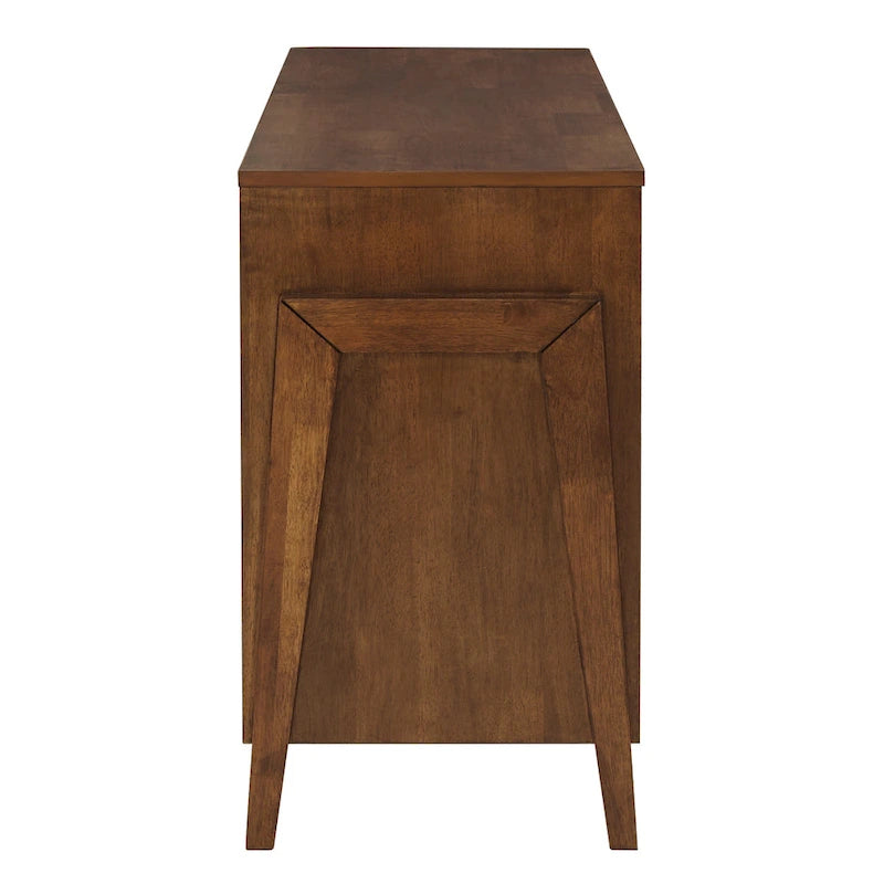 Wood 6-Drawer Dresser Modern