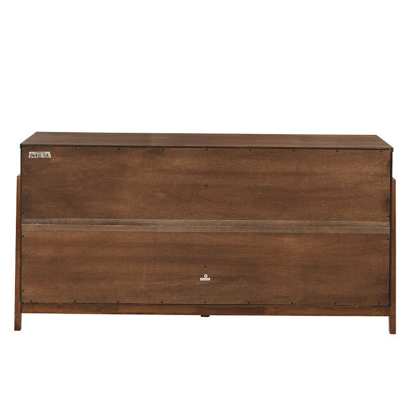 Wood 6-Drawer Dresser Modern