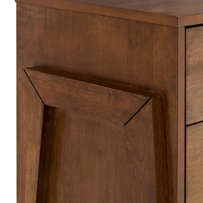Wood 6-Drawer Dresser Modern