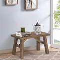 Wood Bench - 13.3D x 30W x 17.3H