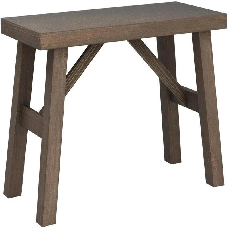 Wood Bench - 13.3D x 30W x 17.3H