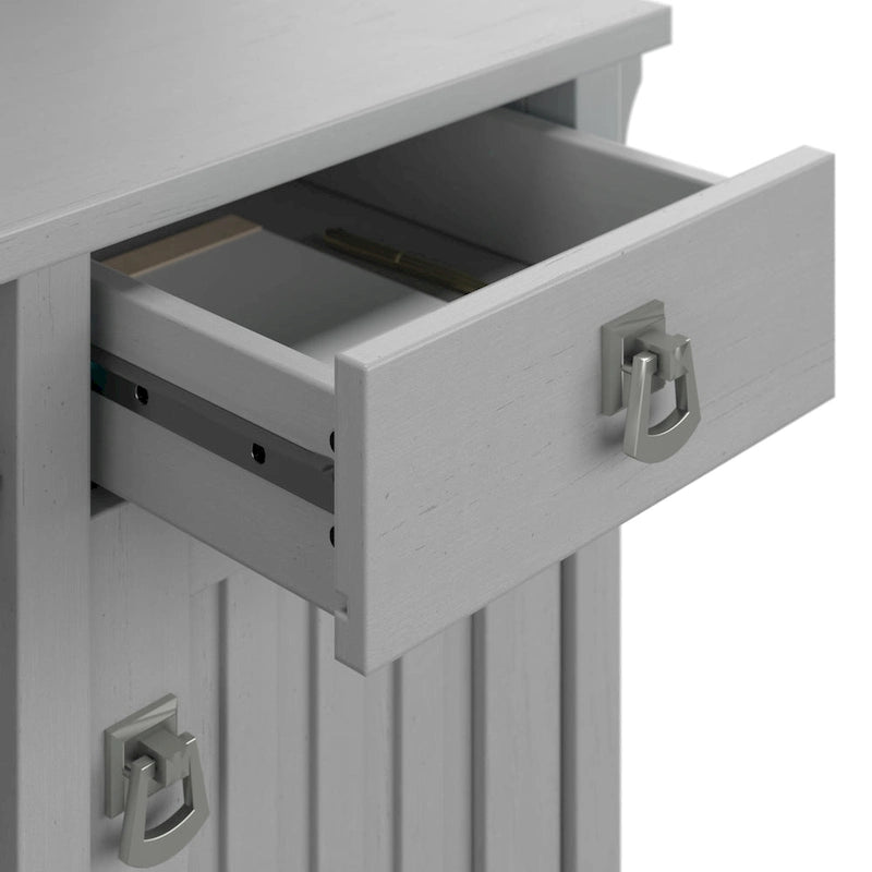Small Computer Desk with Storage Hutch