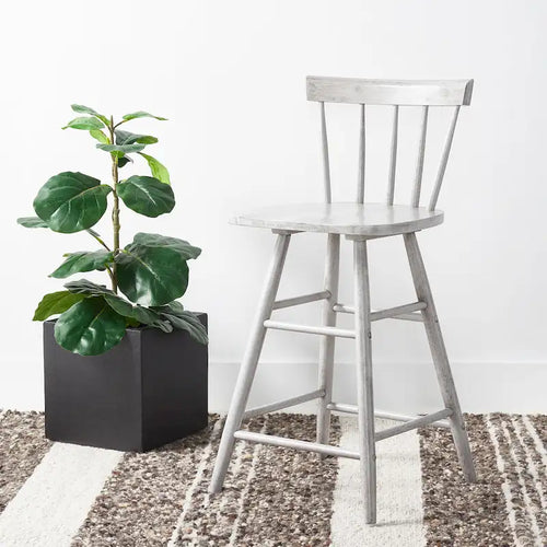 Barhocker mit 25 Zoll Sitzhöhe - 17 In. B x 17 In. T x 36 In. H - 17Wx17Dx36H