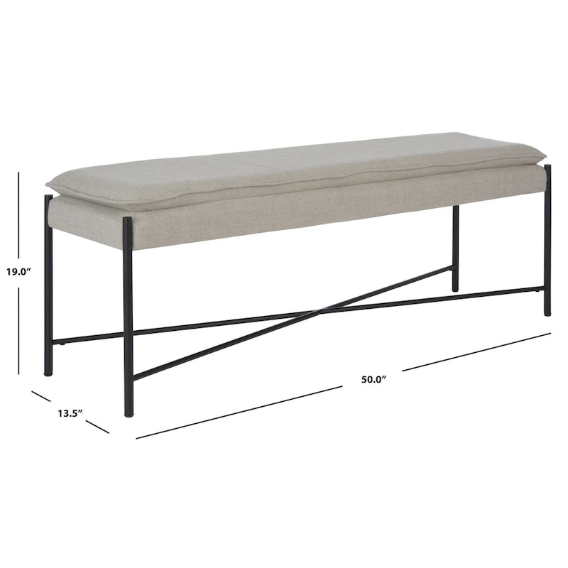 Cushioned X-Bench - 50Wx14Dx19H