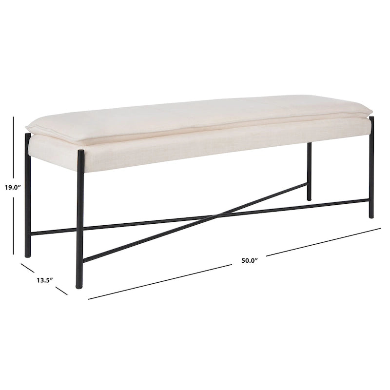 Cushioned X-Bench - 50Wx14Dx19H