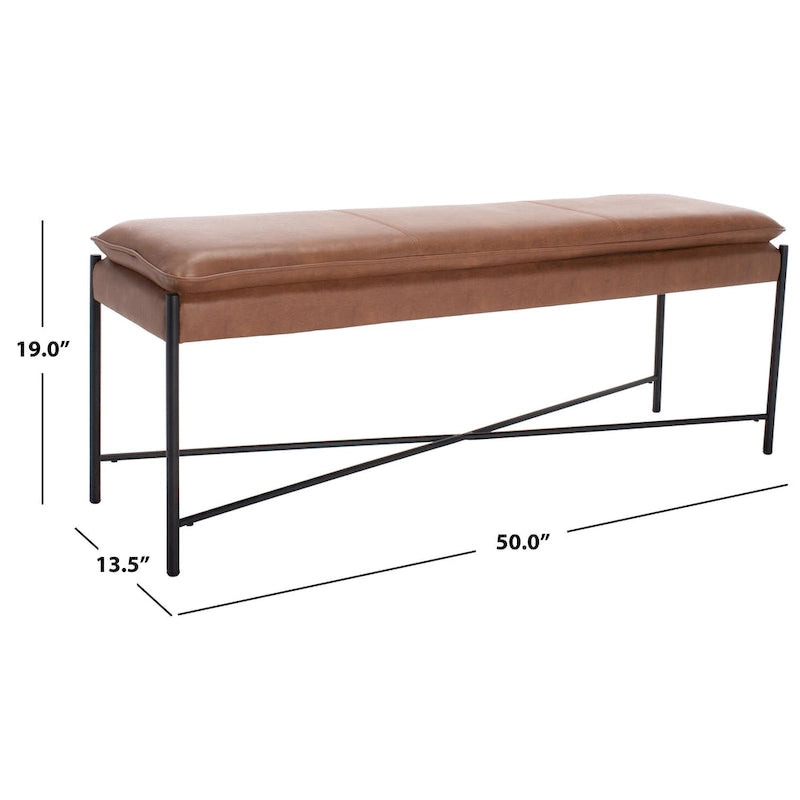 Cushioned X-Bench - 50Wx14Dx19H