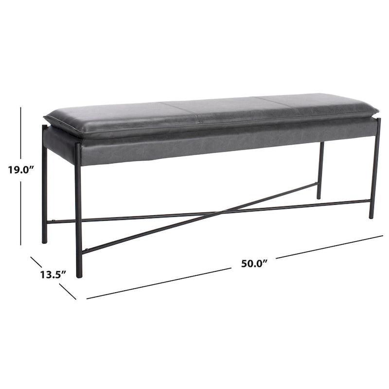 Cushioned X-Bench - 50Wx14Dx19H