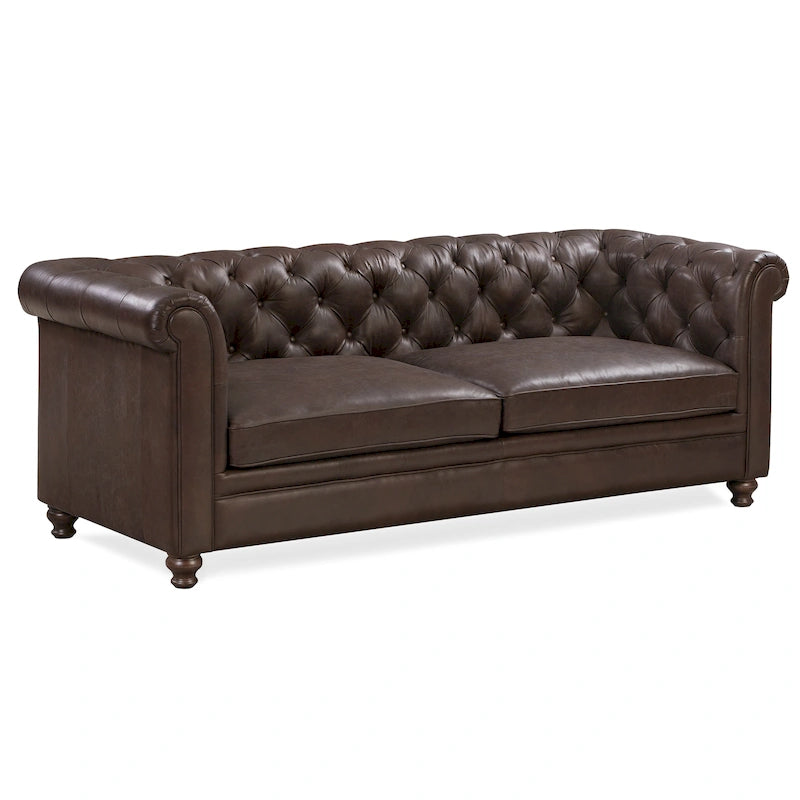 87 Sofa - Full Grain Genuine Italian Leather