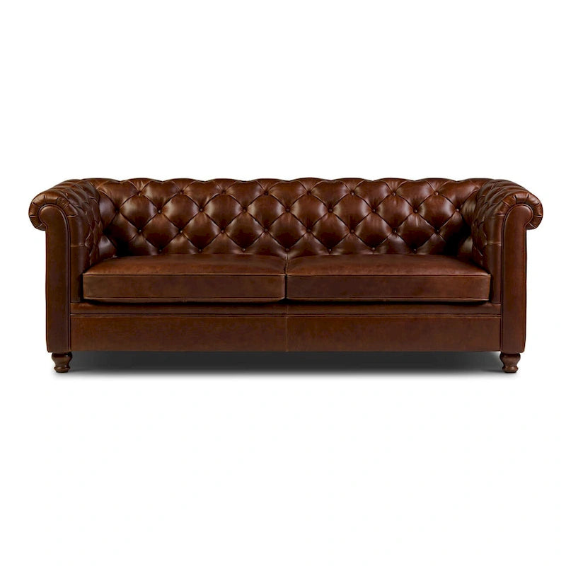 87 Sofa - Full Grain Genuine Italian Leather