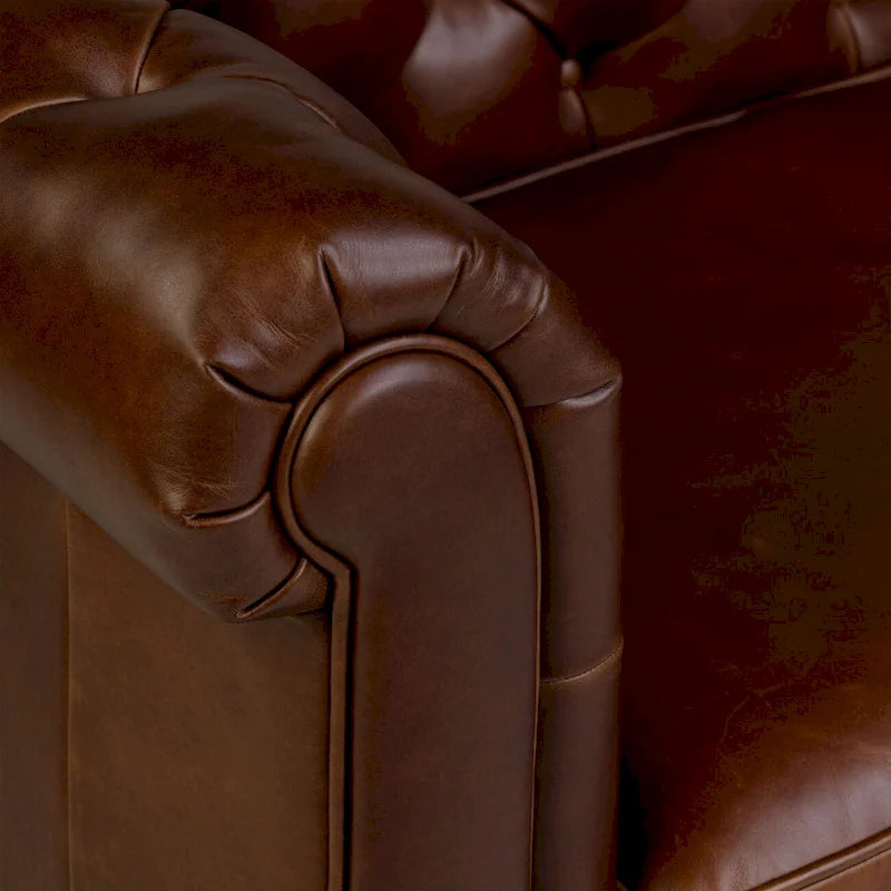 87 Sofa - Full Grain Genuine Italian Leather