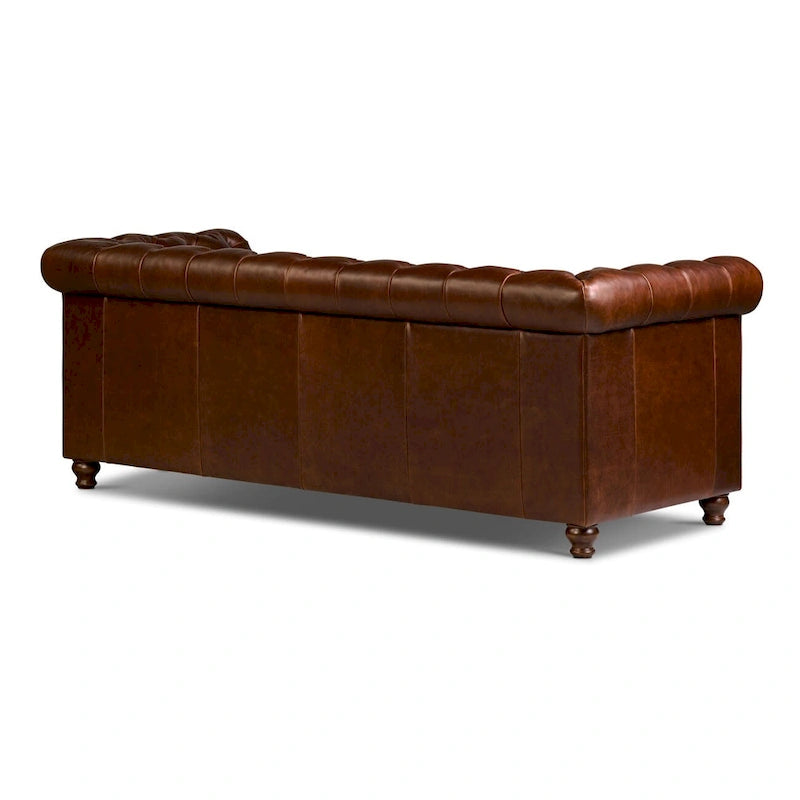 87 Sofa - Full Grain Genuine Italian Leather