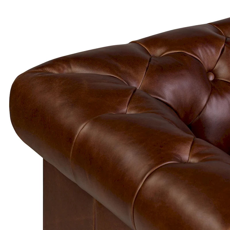 87 Sofa - Full Grain Genuine Italian Leather