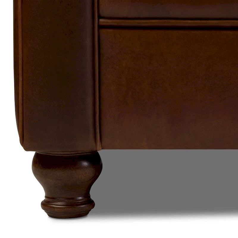 87 Sofa - Full Grain Genuine Italian Leather
