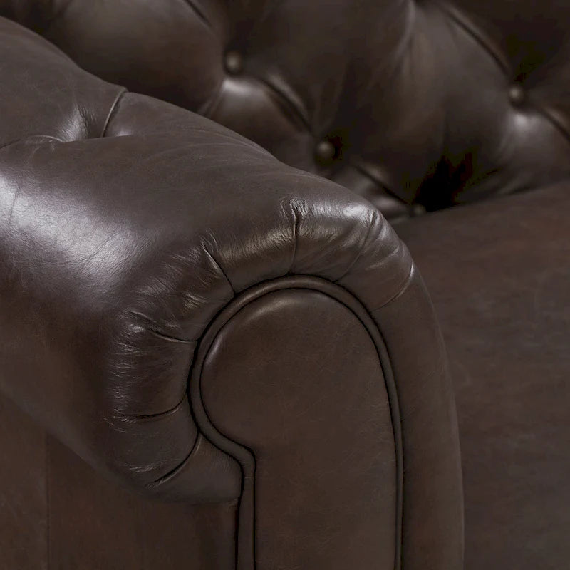 87 Sofa - Full Grain Genuine Italian Leather