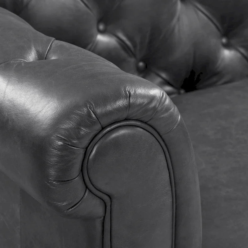 87 Sofa - Full Grain Genuine Italian Leather