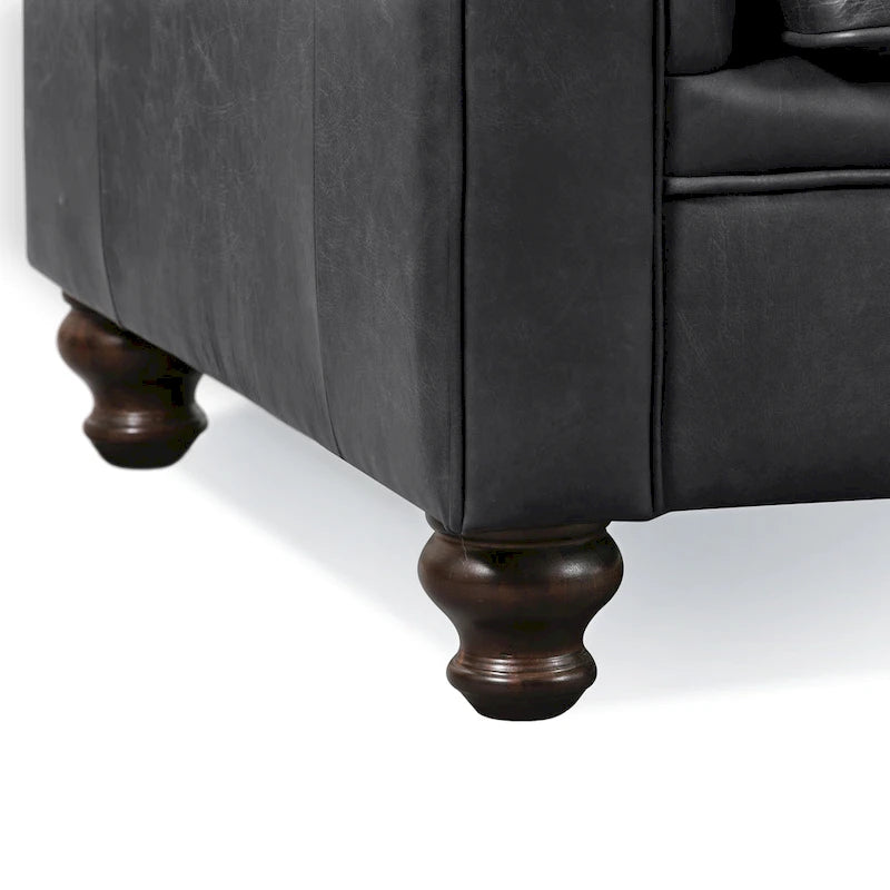 87 Sofa - Full Grain Genuine Italian Leather