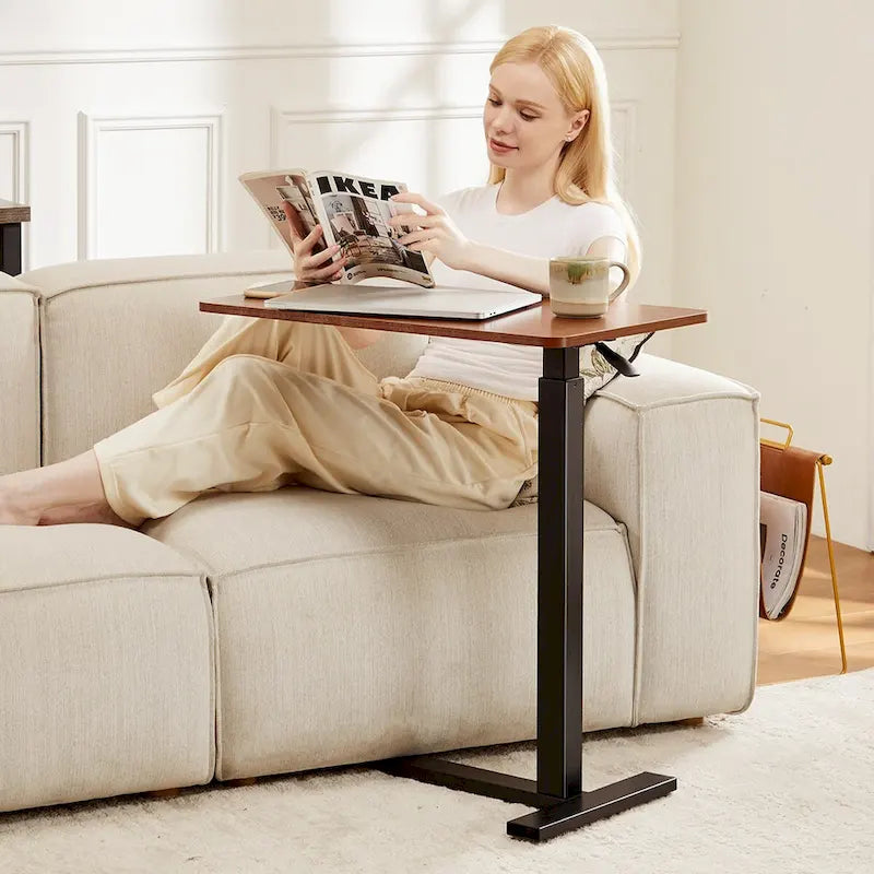 Adjustable mobile bed desk, computer desk, mobile standing desk